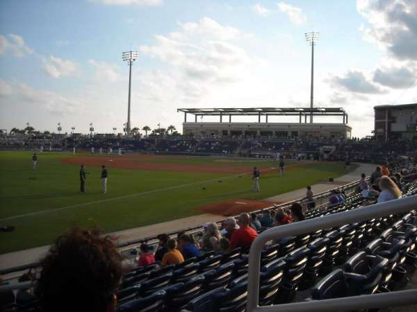 Blue Wahoos Stadium, bloc: 117, rangée: H, place: 1