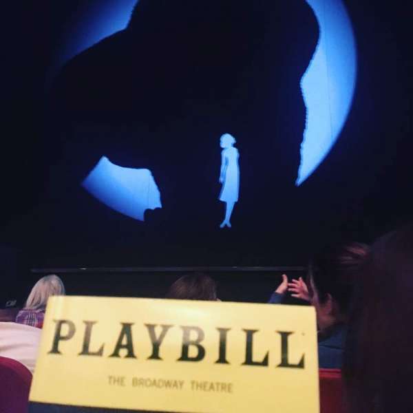Broadway Theatre - 53rd Street, bloc: Orchestra C, rangée: D, place: 104