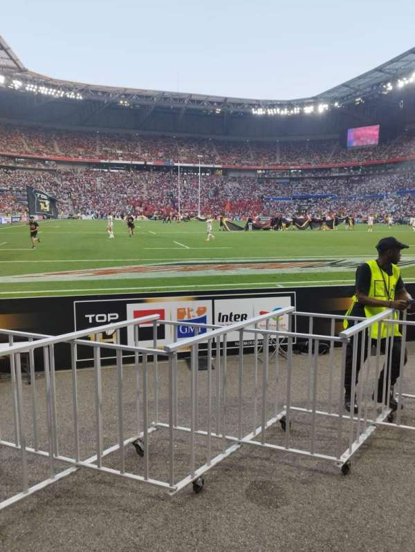 Parc Olympique Lyonnais, bloc: Bloc Nord Basse 002, rangée: 1, place: 37