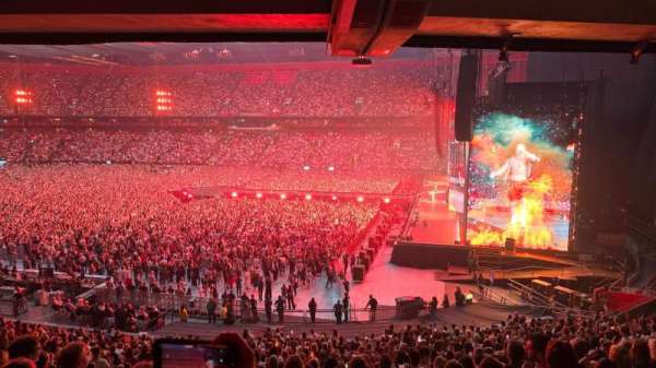 Johan Cruijff ArenA, bloc: 118, rangée: 27, place: 59