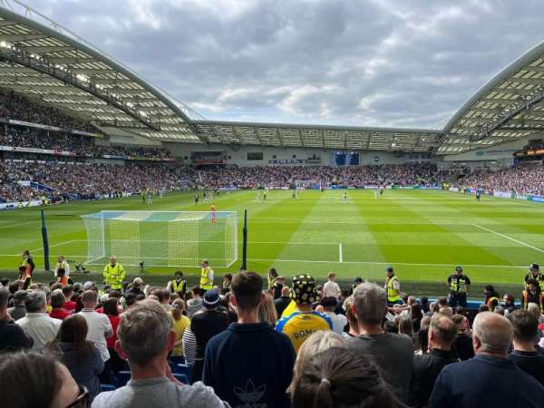 American Express Stadium, bloc: S1D, rangée: N, place: 82