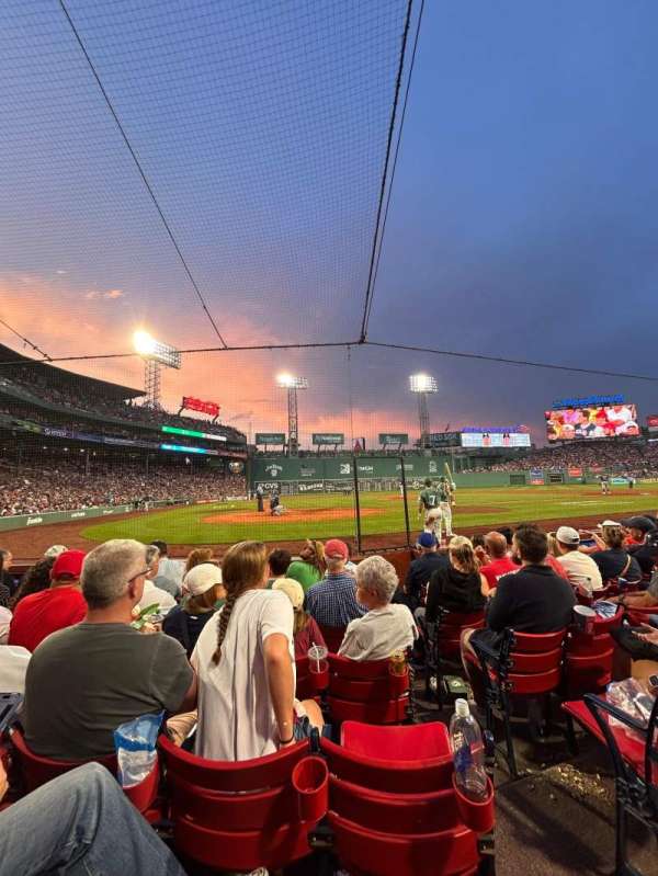 Fenway Park, bloc: Bleacher 39, rangée: C, place: 2
