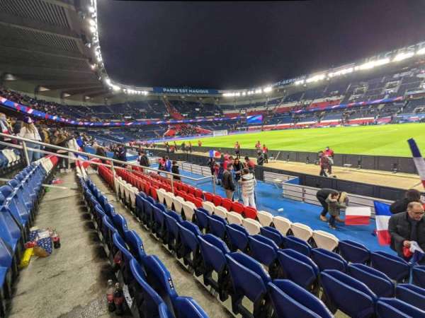 Parc des Princes, bloc: 107, rangée: 11, place: 72