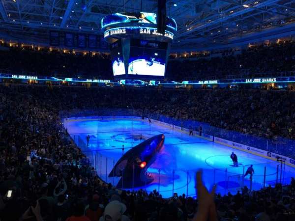 SAP Center, bloc: 124, rangée: 23, place: 9