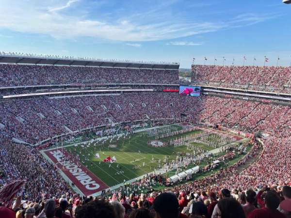 Bryant-Denny Stadium, bloc: U4-BB, rangée: 30, place: 3