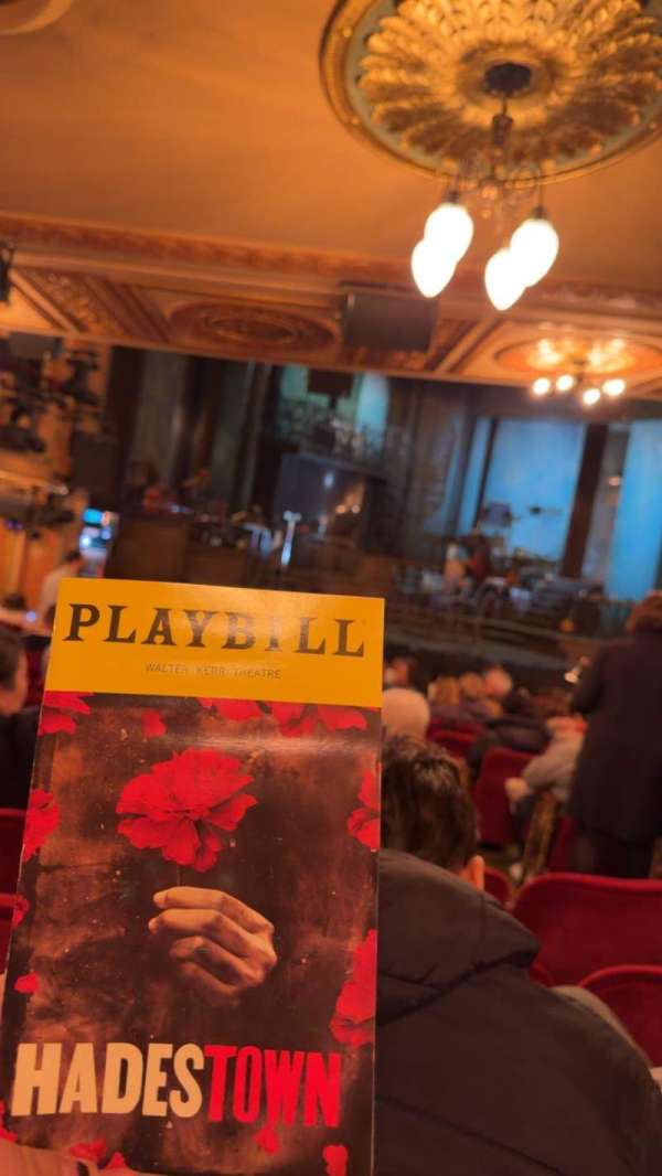 Walter Kerr Theatre, bloc: Orchestra L, rangée: S, place: 9