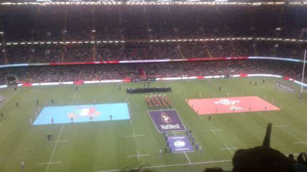 Principality Stadium, bloc: U31, rangée: 27, place: 13
