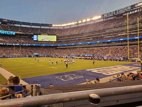MetLife Stadium, bloc: 104, rangée: 10, place: 20