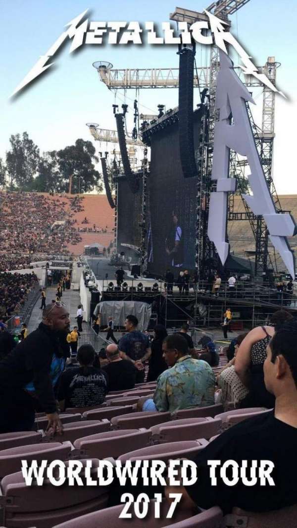 Rose Bowl, bloc: 20-H, rangée: 21, place: 112