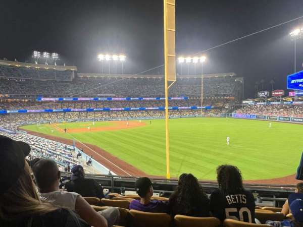 Dodger Stadium, bloc: 164LG, rangée: F, place: 11