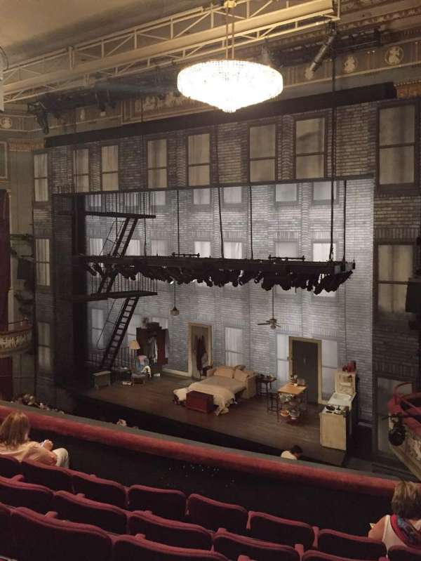 Broadhurst Theatre, bloc: Mezzanine R, rangée: F, place: 20