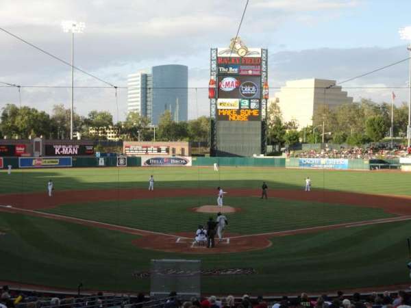Sutter Health Park, bloc: 112, rangée: 25, place: 7