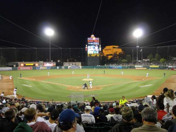 Sutter Health Park, bloc: 112, rangée: 25, place: 7