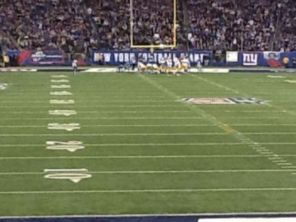 MetLife Stadium, bloc: 128, rangée: 16, place: 12