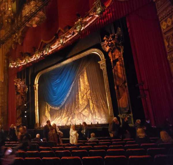 The Fabulous Fox Theatre, St. Louis, bloc: Orchestra 5, rangée: K, place: 26
