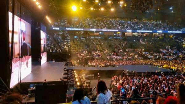 Accor Arena, bloc: Gradin N, rangée: 14, place: 20