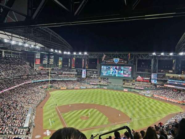 Chase Field, bloc: 314, rangée: 21, place: 1
