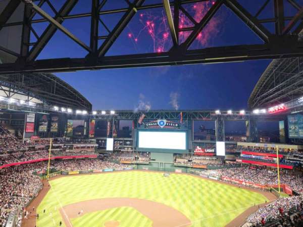 Chase Field, bloc: 314, rangée: 21, place: 2