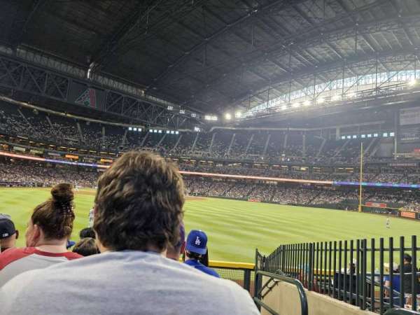 Chase Field, bloc: 102, rangée: 19, place: 1
