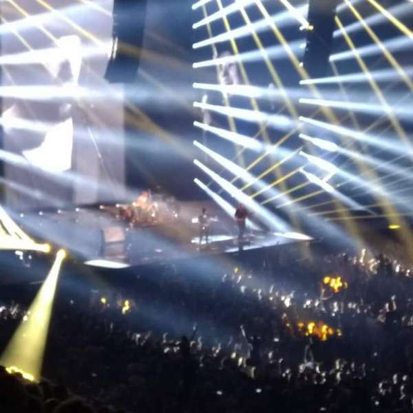 Ziggo Dome, bloc: 109, rangée: 14, place: 325