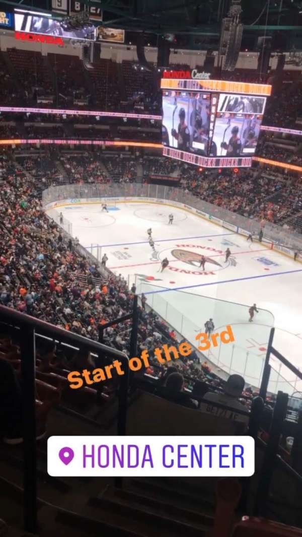 Honda Center, bloc: 405, rangée: H, place: 12