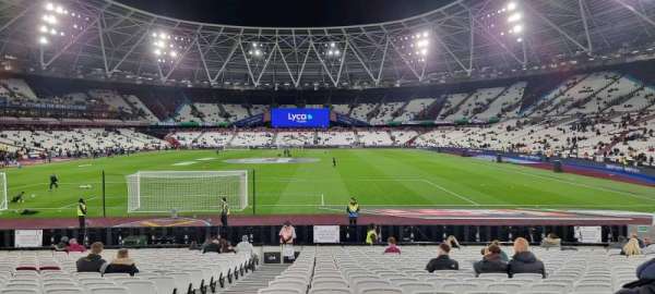 London Stadium, bloc: 124, rangée: 21, place: 516