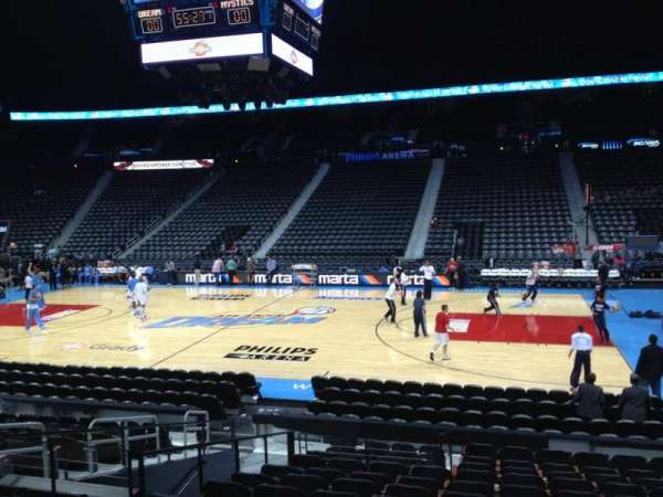 State Farm Arena, bloc: 107, rangée: P, place: 8