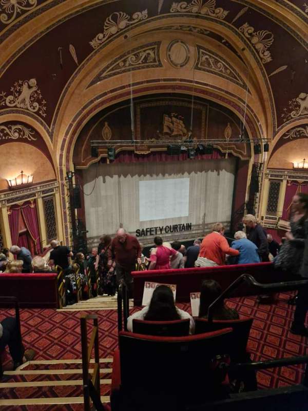 Liverpool Empire, bloc: Circle, rangée: J, place: 61