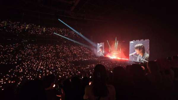 The O2, London, bloc: 111, rangée: U, place: 329