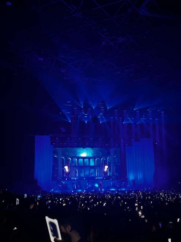 Accor Arena, bloc: Gradin R, rangée: 27, place: 3