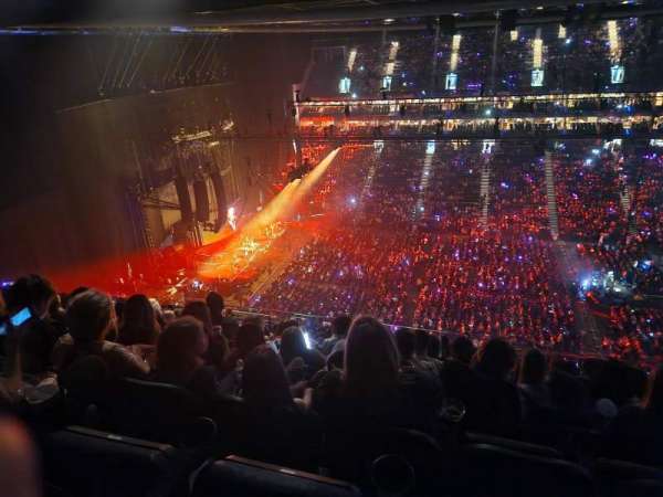 The O2, London, bloc: 403, rangée: R, place: 520