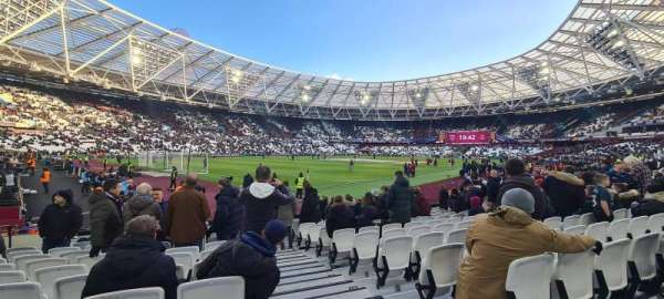 London Stadium, bloc: 103, rangée: 11, place: 455