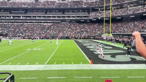 Allegiant Stadium, bloc: 107, rangée: 2, place: 16