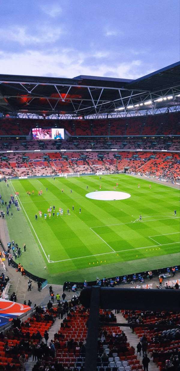Wembley Stadium, bloc: 543, rangée: 1, place: 96