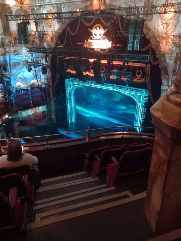 London Coliseum, bloc: Balcony, rangée: F, place: 1
