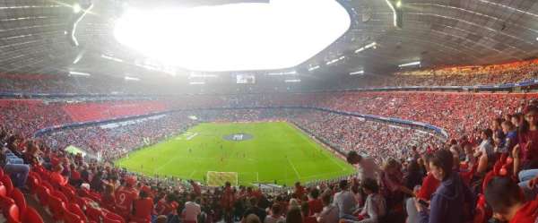Allianz Arena, bloc: 221, rangée: 22, place: 15