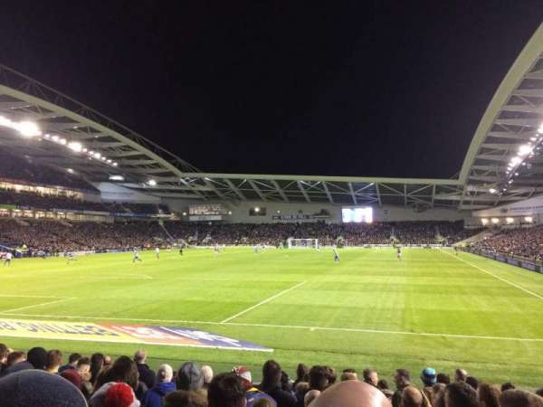 American Express Stadium, bloc: S1C, rangée: J, place: 48