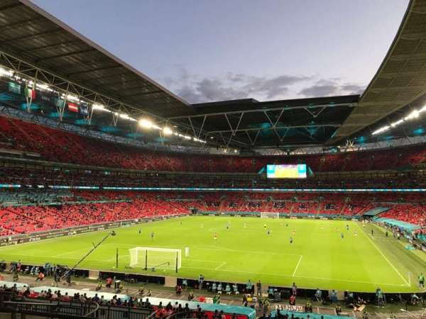 Wembley Stadium, bloc: 110, rangée: 41, place: 219