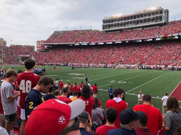Camp Randall Stadium, bloc: Q, rangée: 15, place: 8