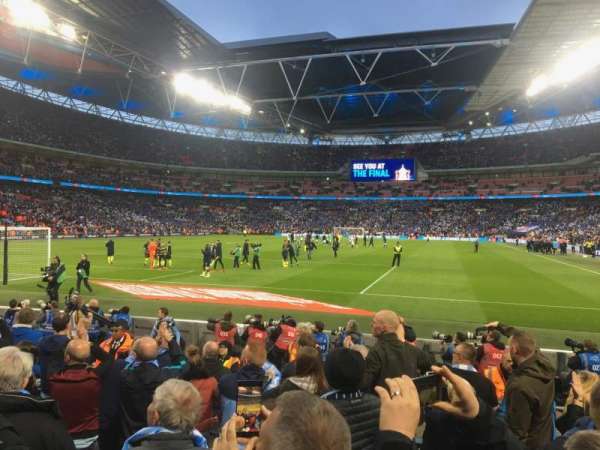 Wembley Stadium, bloc: 110, rangée: 8, place: 217