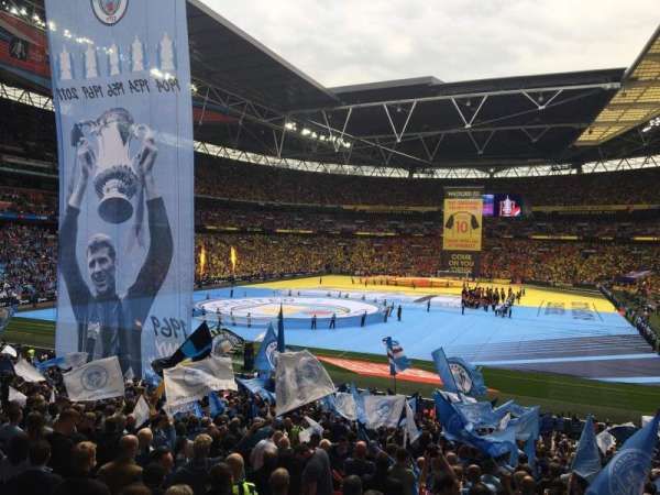 Wembley Stadium, bloc: 110, rangée: 33, place: 217