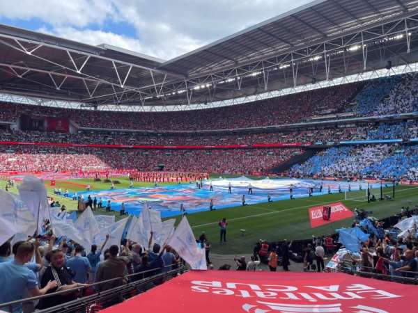 Wembley Stadium, bloc: 139, rangée: 22, place: 136