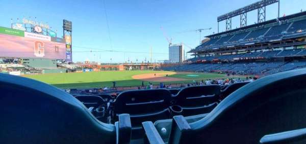 Oracle Park, bloc: 126, rangée: 27, place: 19