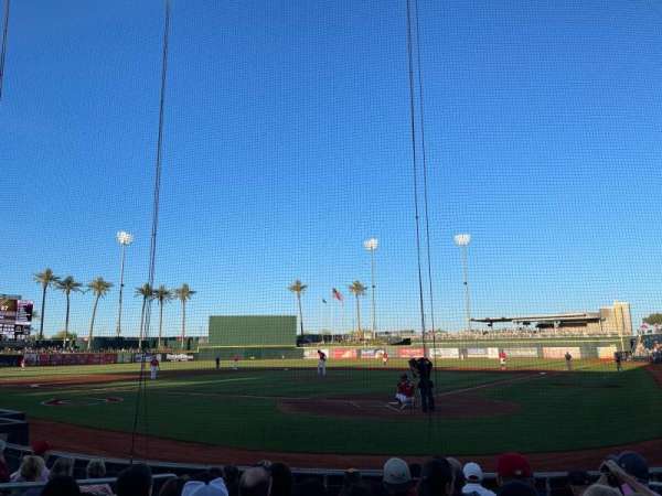Goodyear Ballpark, bloc: 111, rangée: H, place: 5