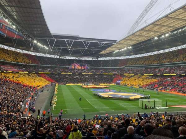 Wembley Stadium, bloc: 114, rangée: 40, place: 68