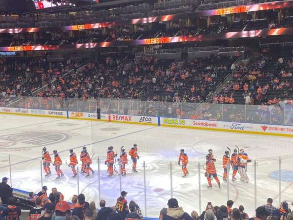 Rogers Place, bloc: 132, rangée: 19, place: 16