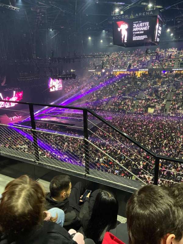 Accor Arena, bloc: balcon P, rangée: 83, place: 17