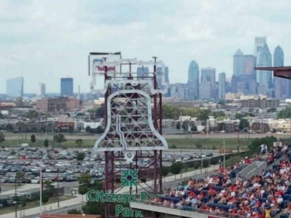 Citizens Bank Park, bloc: 412V, rangée: 9, place: B