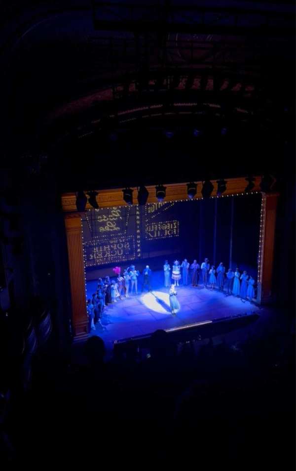 Majestic Theatre, bloc: Rear Mezzanine L, rangée: B, place: 3