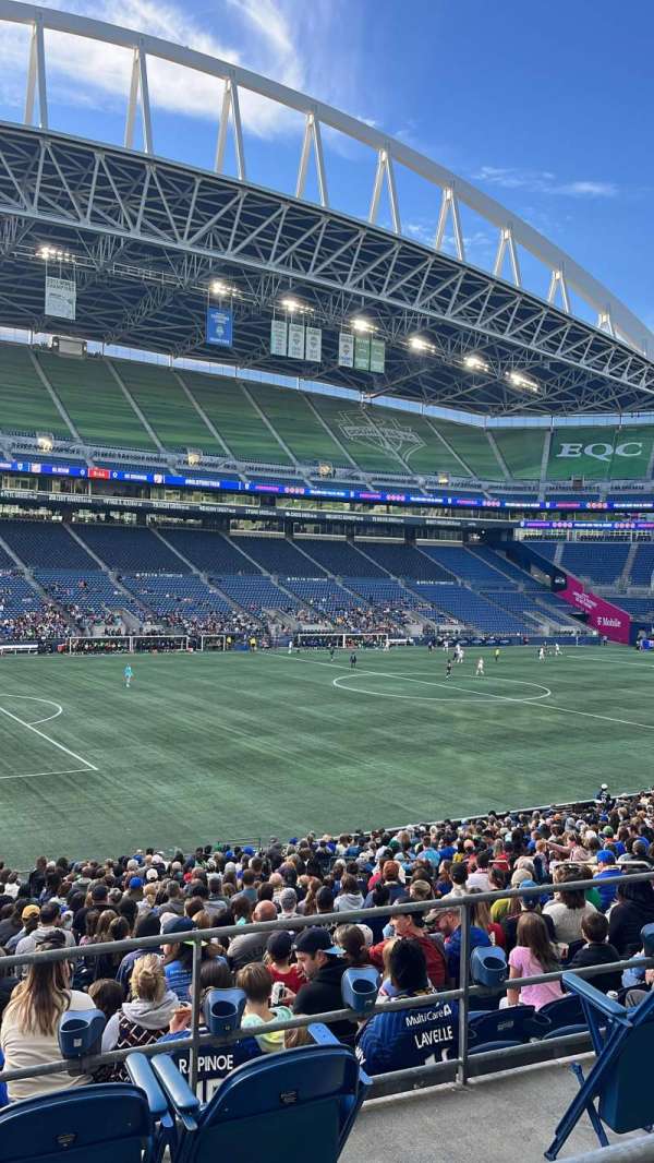 Lumen field, bloc: 212, rangée: A, place: 8